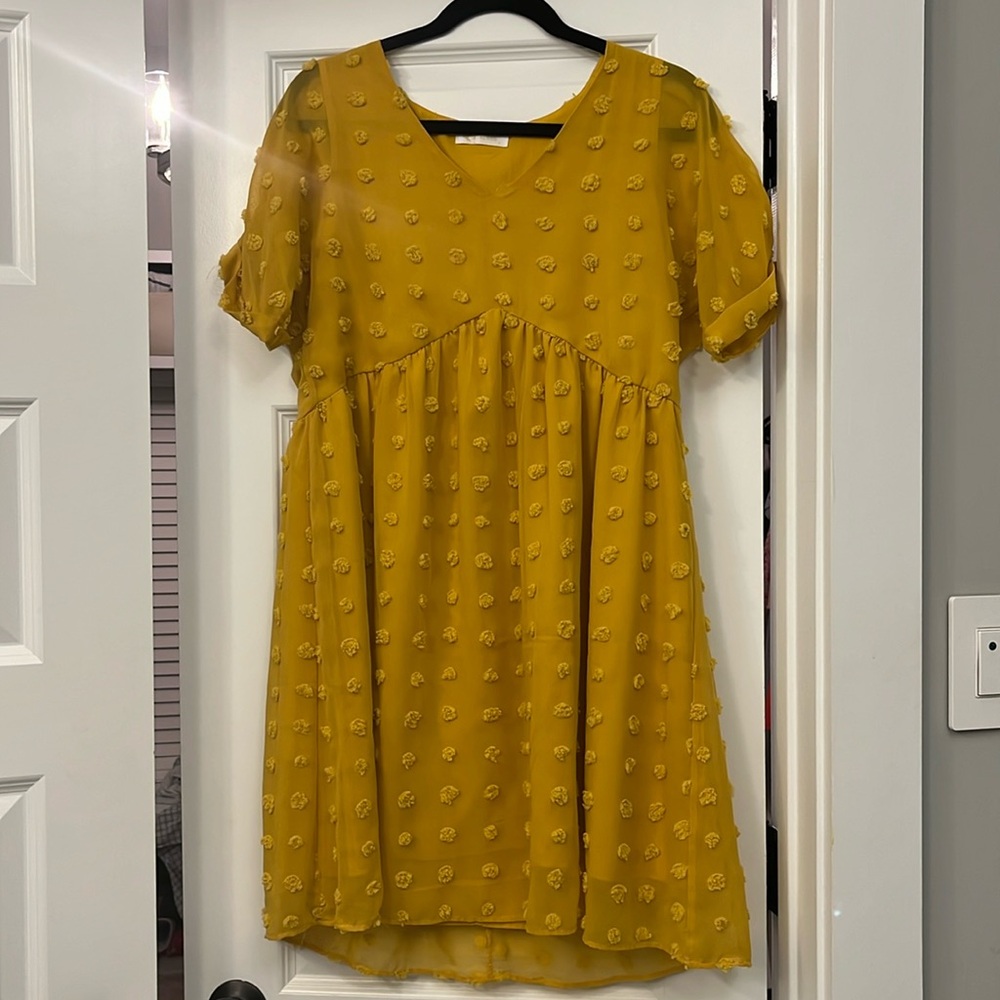 Yellow dress size small